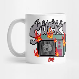 burn it sucks Mug